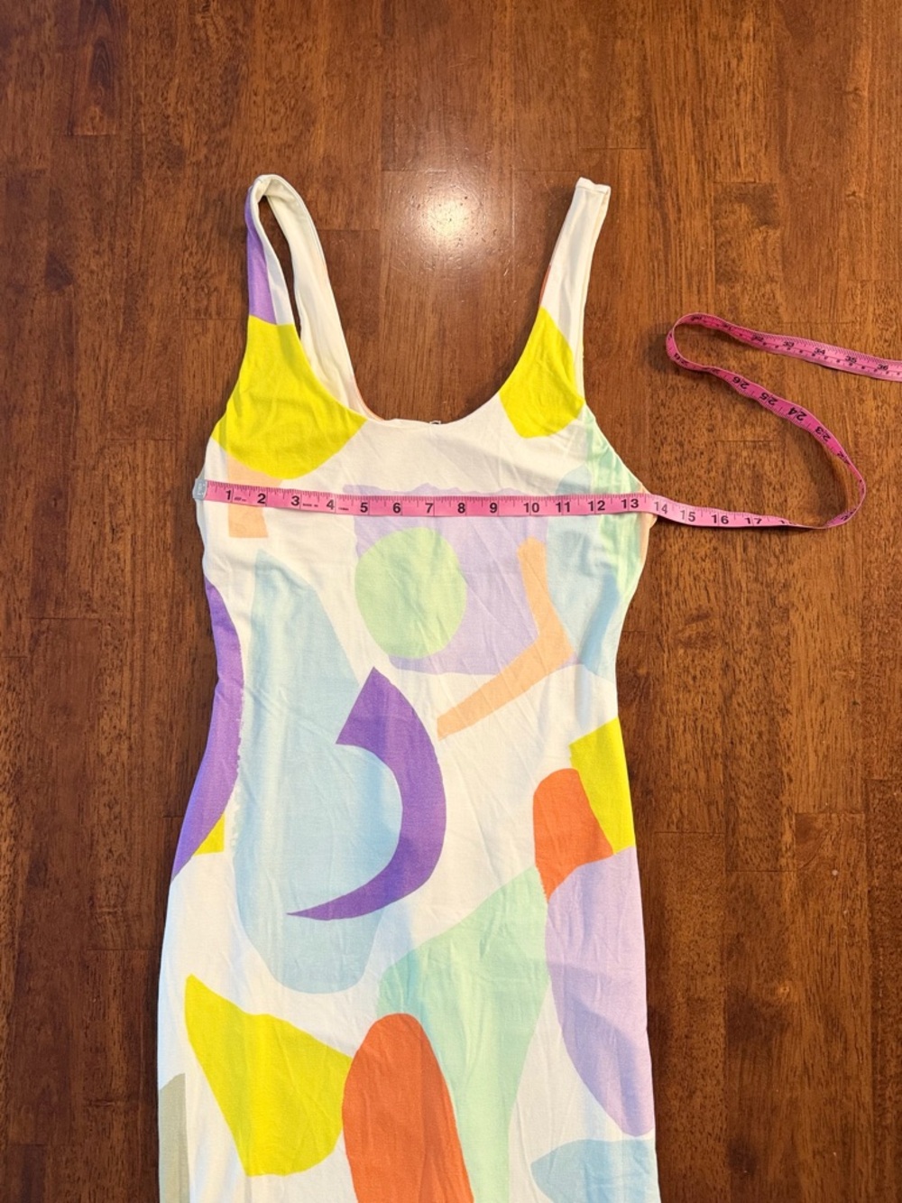 Alice & Olivia James Scoop-Neck Sleeves Fitted Abstract Dress Sz 6 - Picture 4 of 7